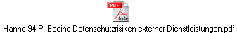 Hanne 94 P. Bodino Datenschutzrisiken externer Dienstleistungen.pdf